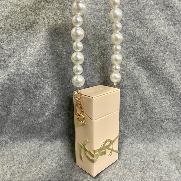 Yves Saint Laurent Libre Perfume Box Converted Bag Beige - Picture 5 of 15